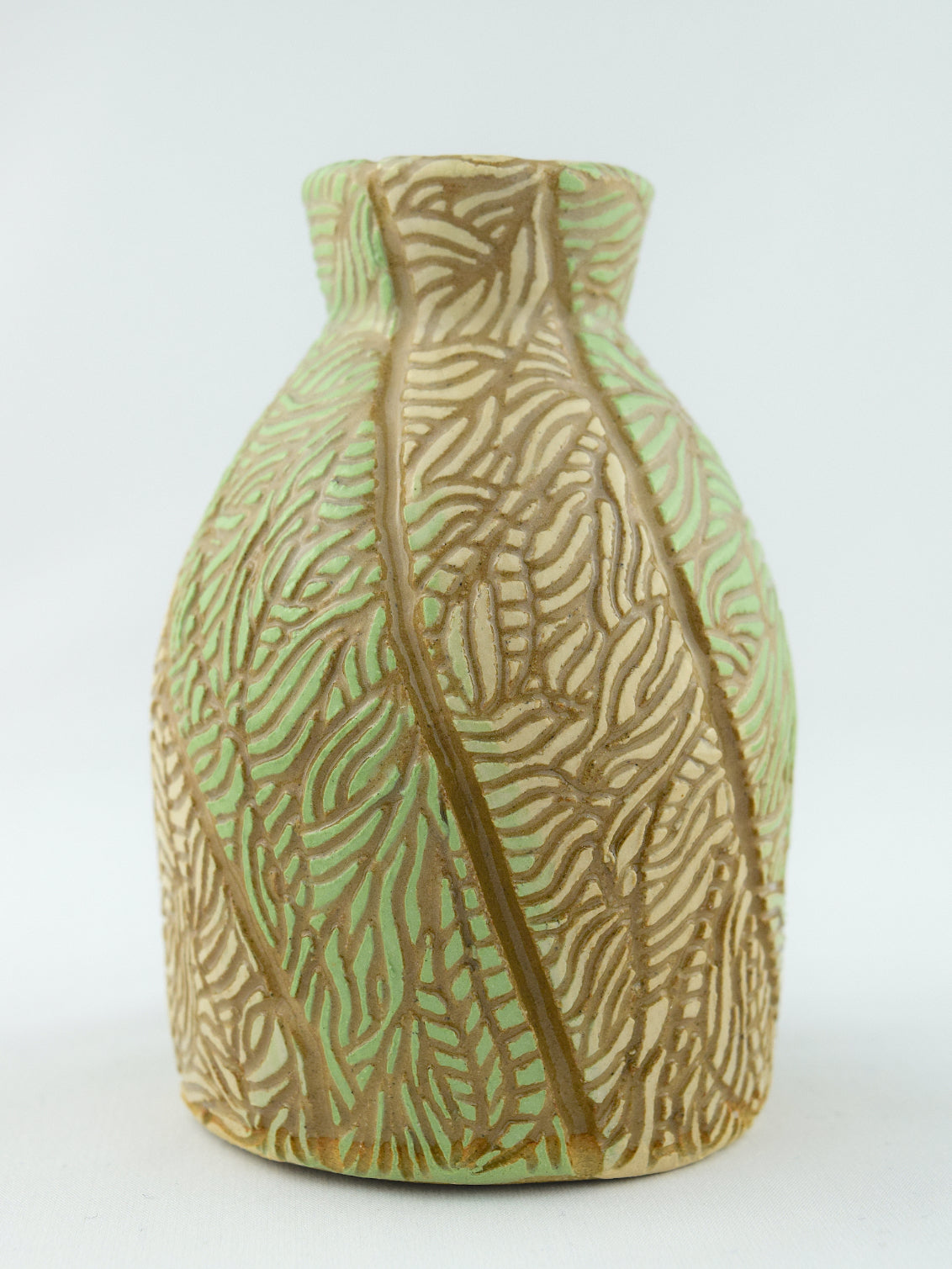 HHEYS - MAXI BUD BOTTLE - GREEN & CREAM - FLOURISH