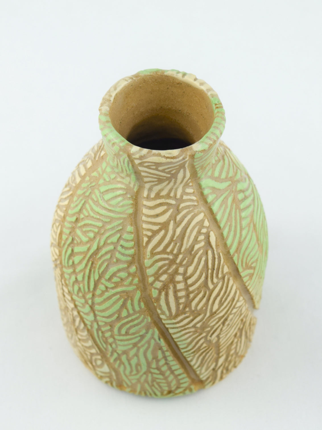 HHEYS - MAXI BUD BOTTLE - GREEN & CREAM - FLOURISH