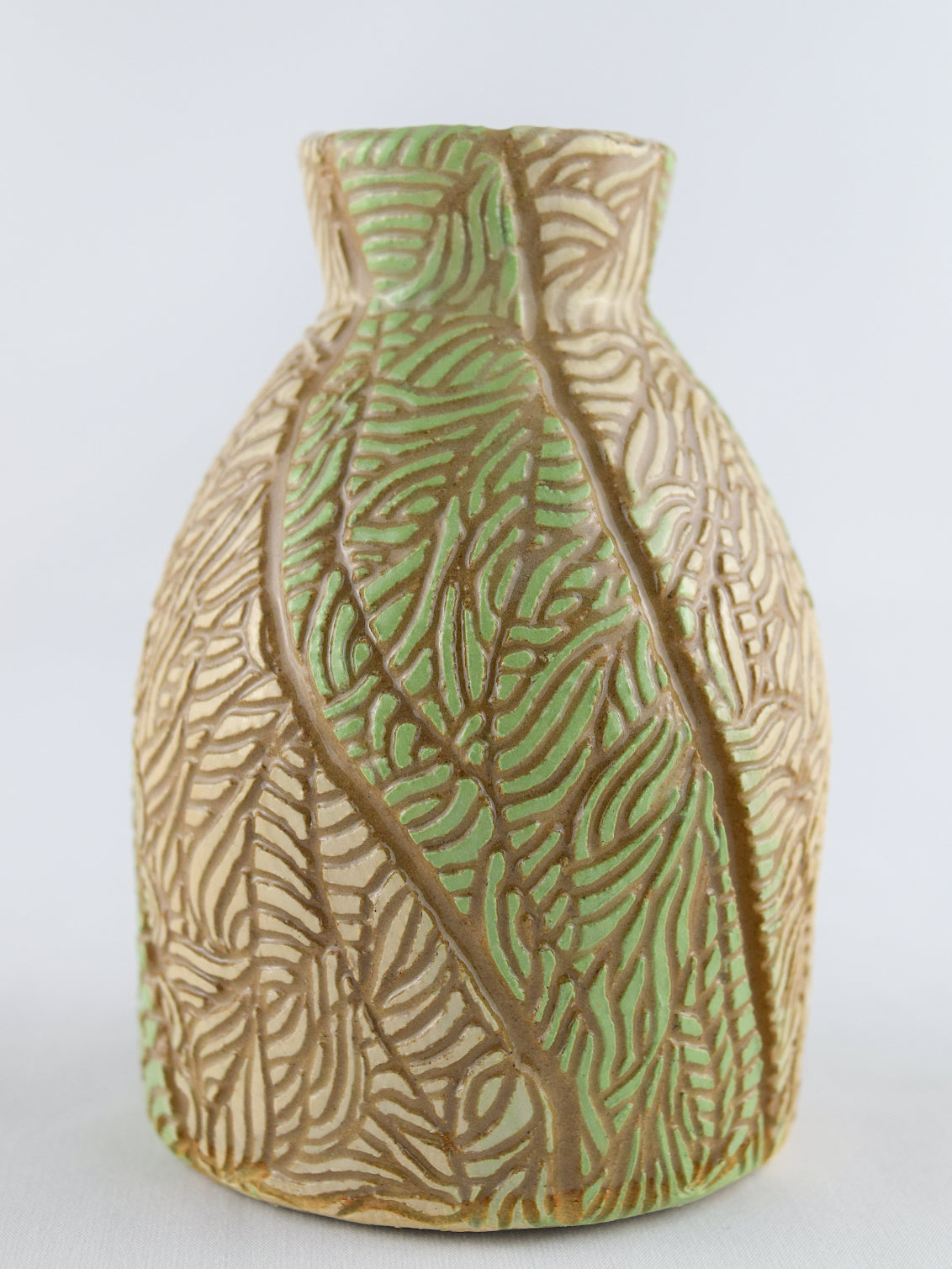 HHEYS - MAXI BUD BOTTLE - GREEN & CREAM - FLOURISH