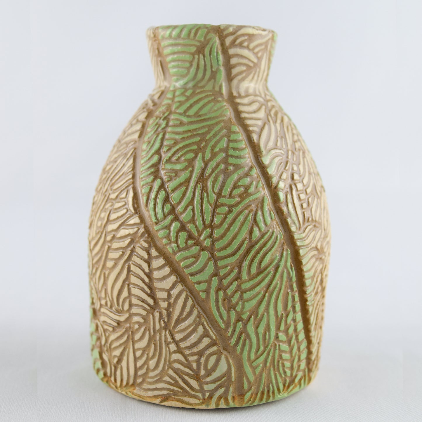 HHEYS - MAXI BUD BOTTLE - GREEN & CREAM - FLOURISH