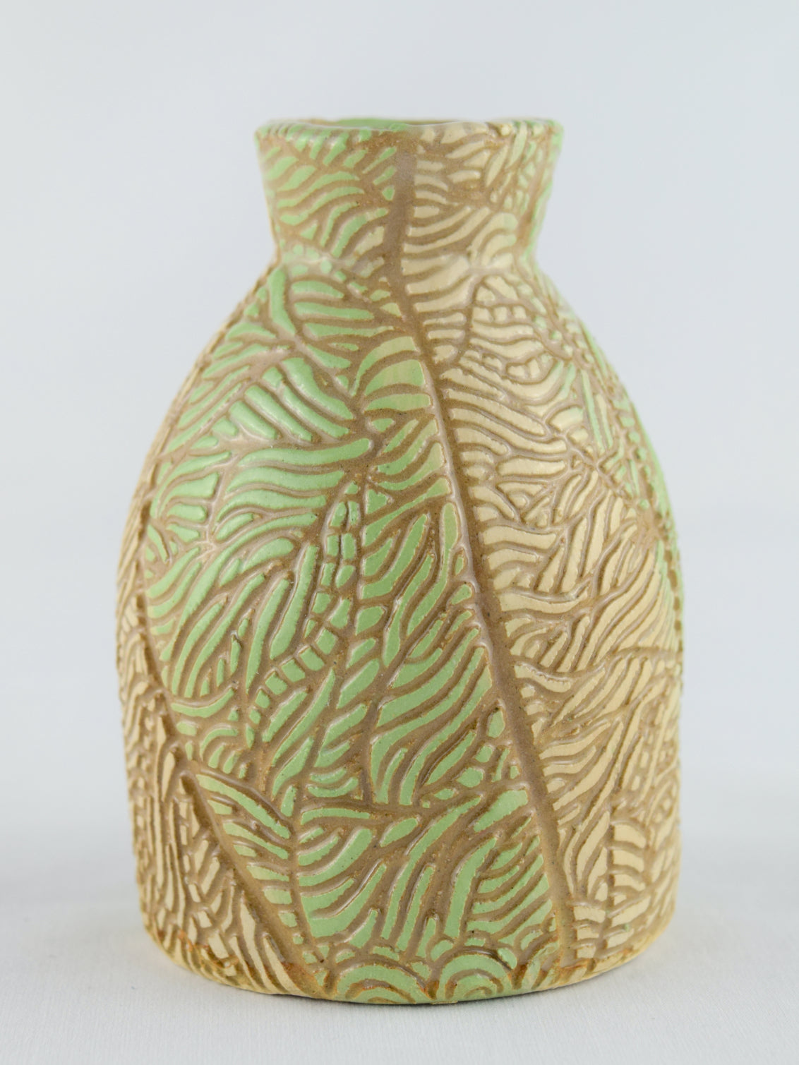 HHEYS - MAXI BUD BOTTLE - GREEN & CREAM - FLOURISH