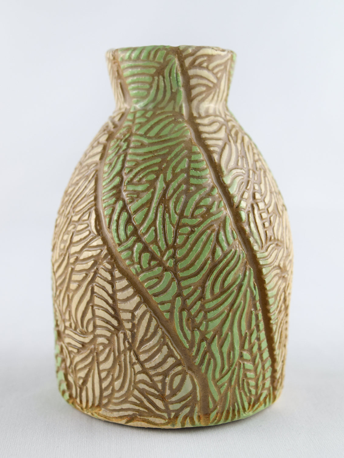 HHEYS - MAXI BUD BOTTLE - GREEN & CREAM - FLOURISH