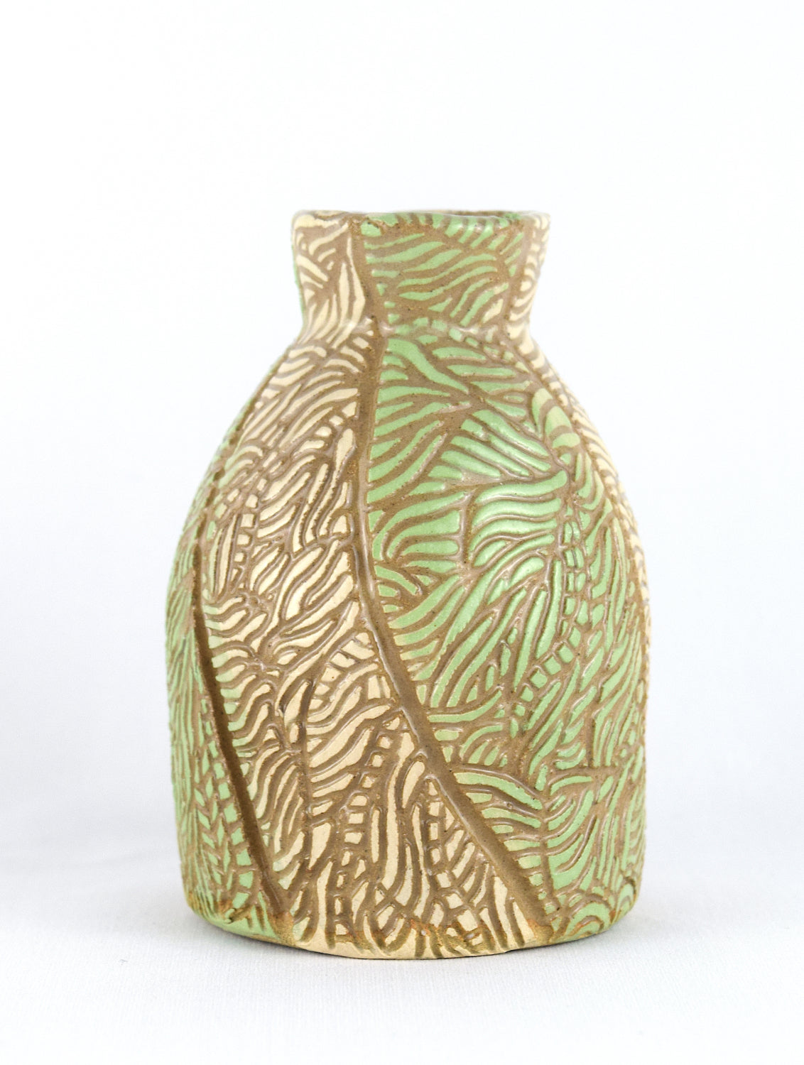 HHEYS - MAXI BUD BOTTLE - GREEN & CREAM - FLOURISH
