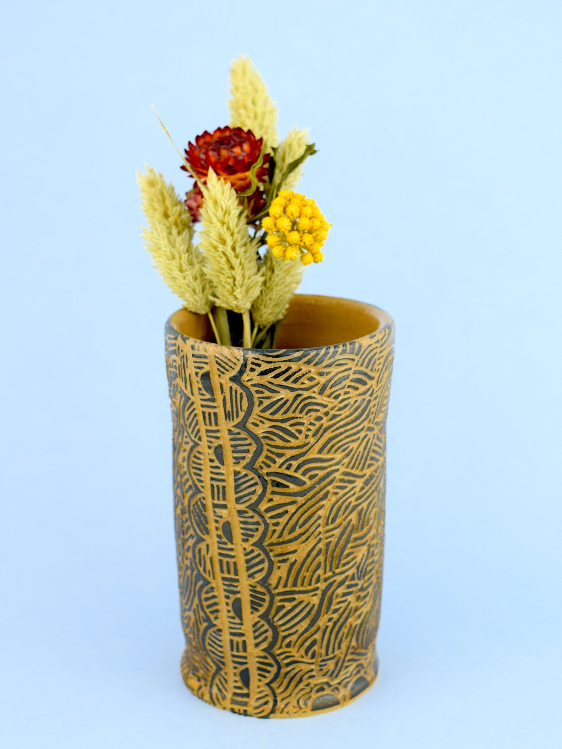 MINI BOUQUET VASE - BLACK & STONE - GEO & FLOURISH - BA X HH COLLAB