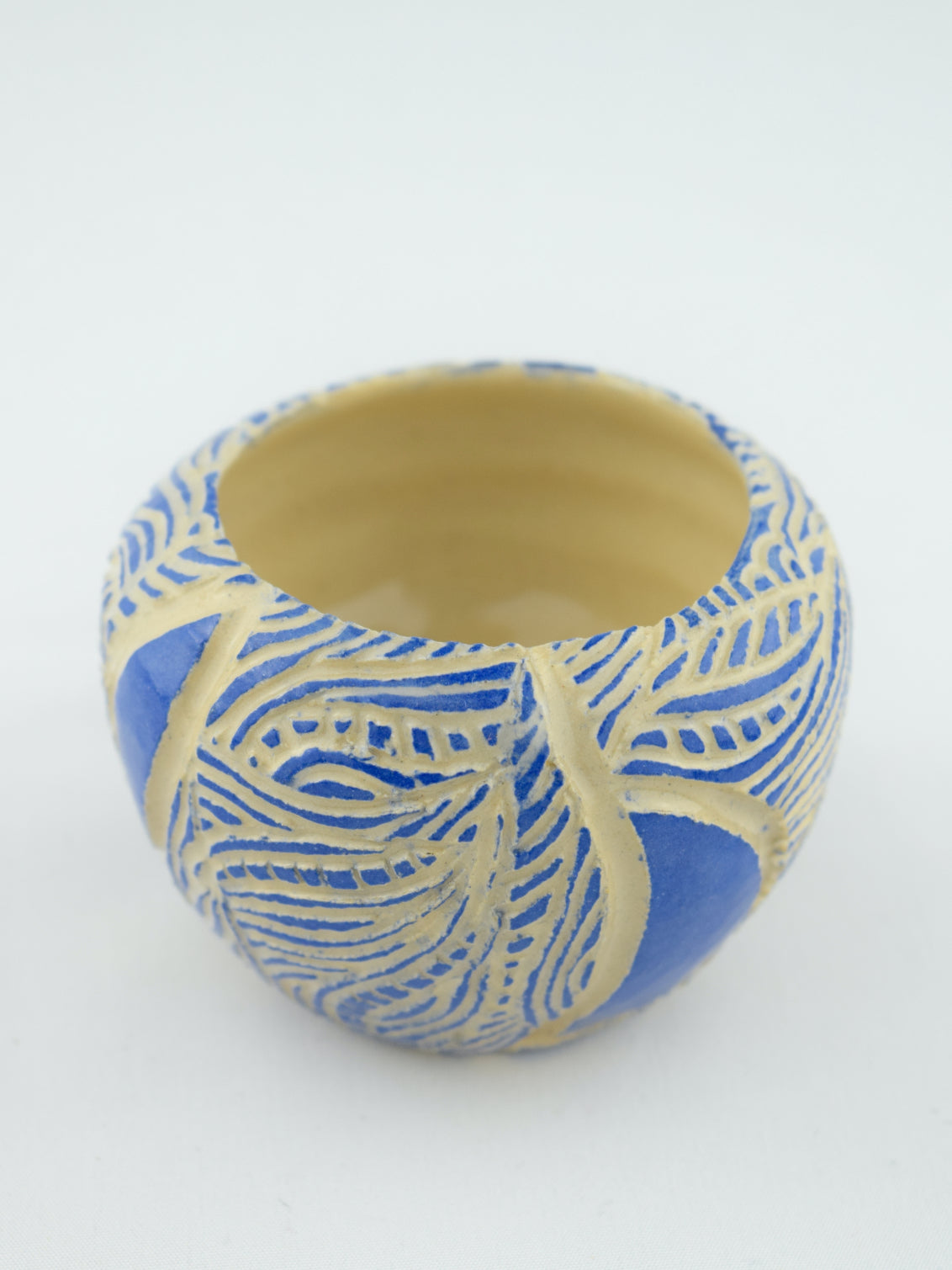 MIDI BUD VASE - BLUE FLOURISH