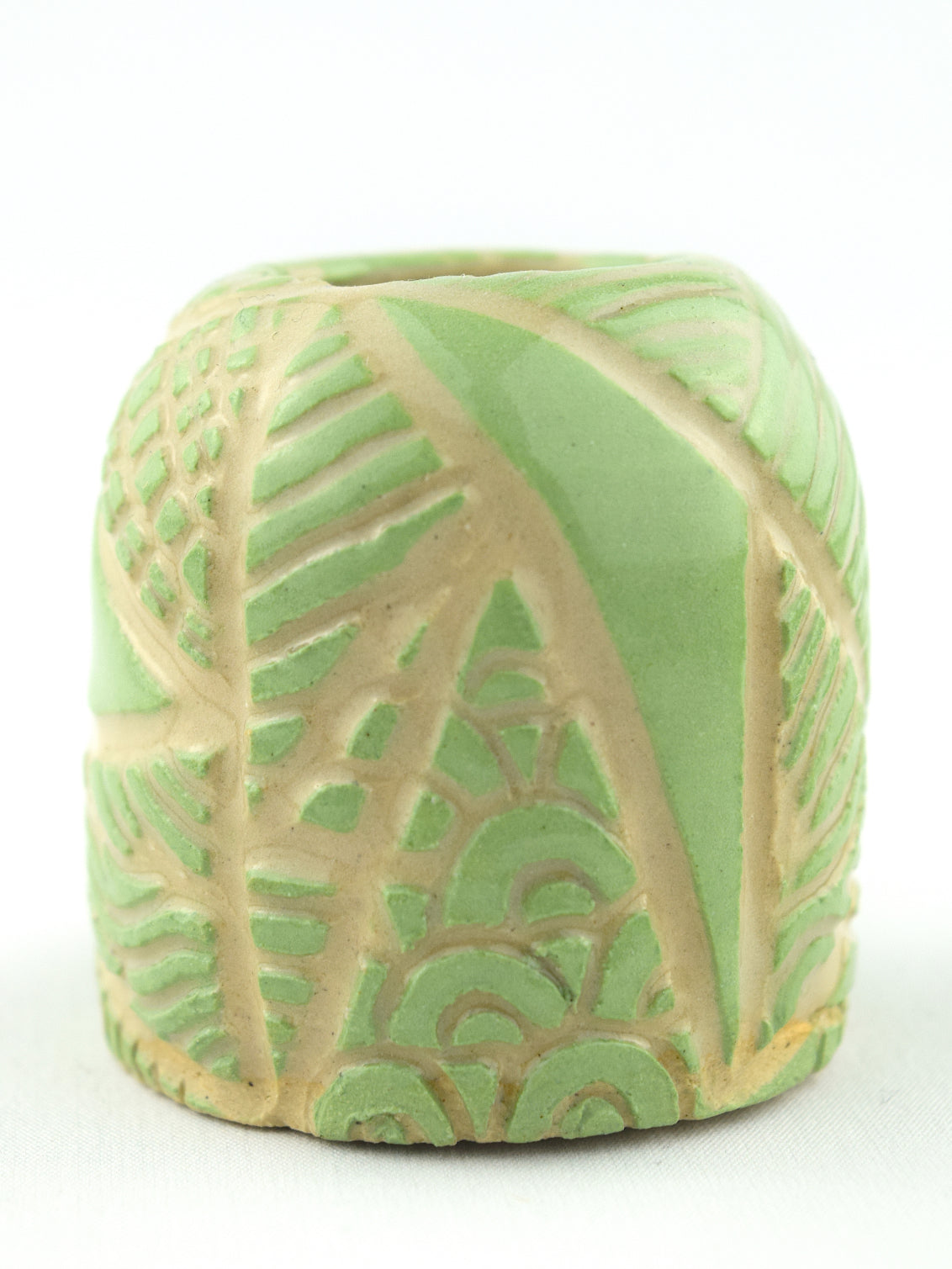 MINI BUD VASE - GREEN - GEO