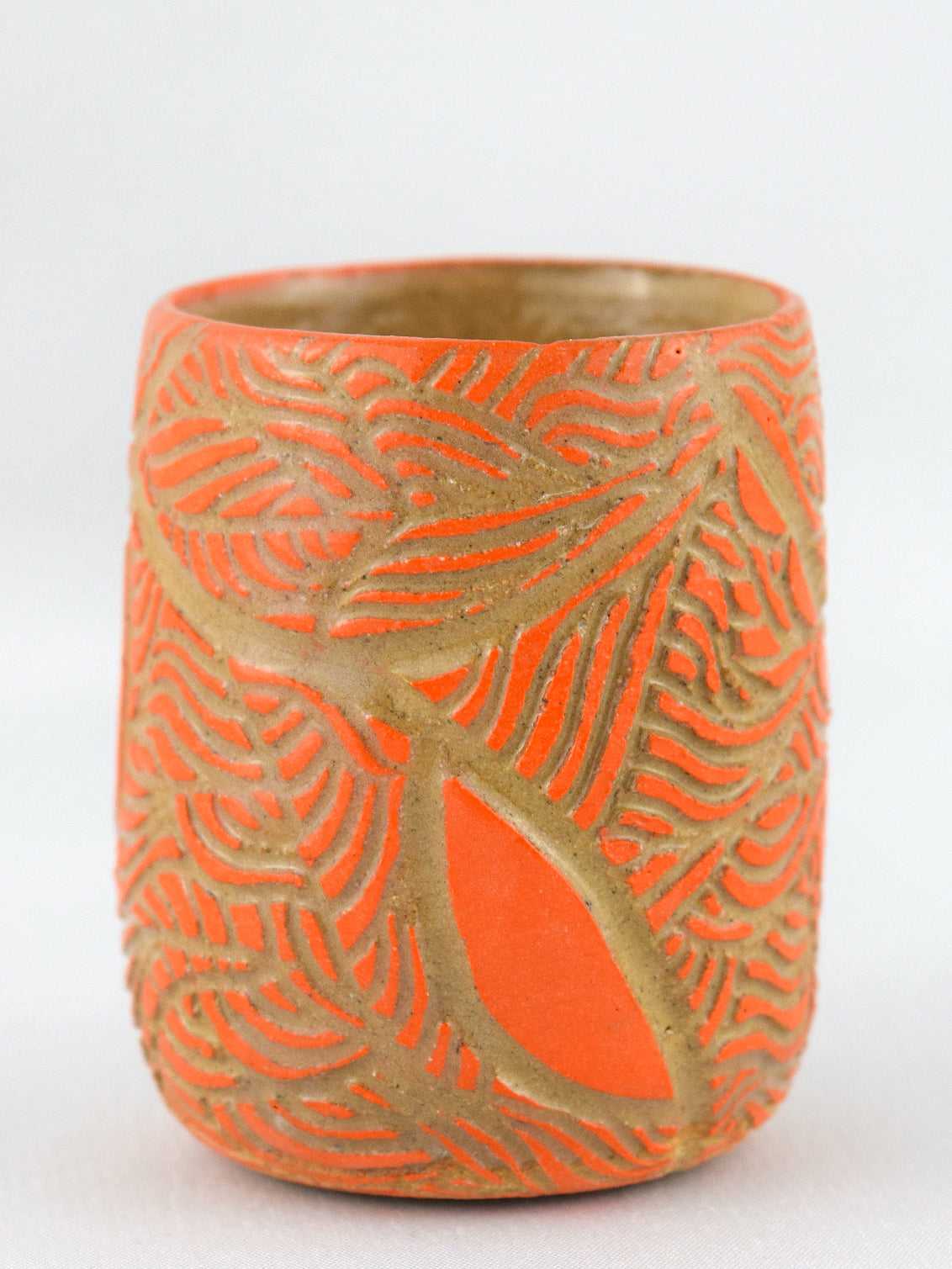 MINI BUD VASE - ORANGE - GEO FLOURISH