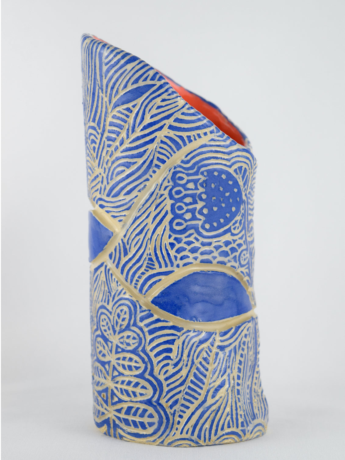 HHEYS - MINI BOUQUET VASE - FLORAL - CORAL & BLUE