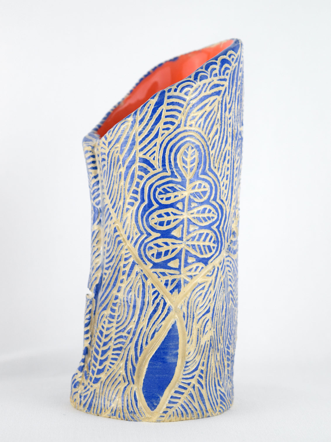 HHEYS - MINI BOUQUET VASE - FLORAL - CORAL & BLUE
