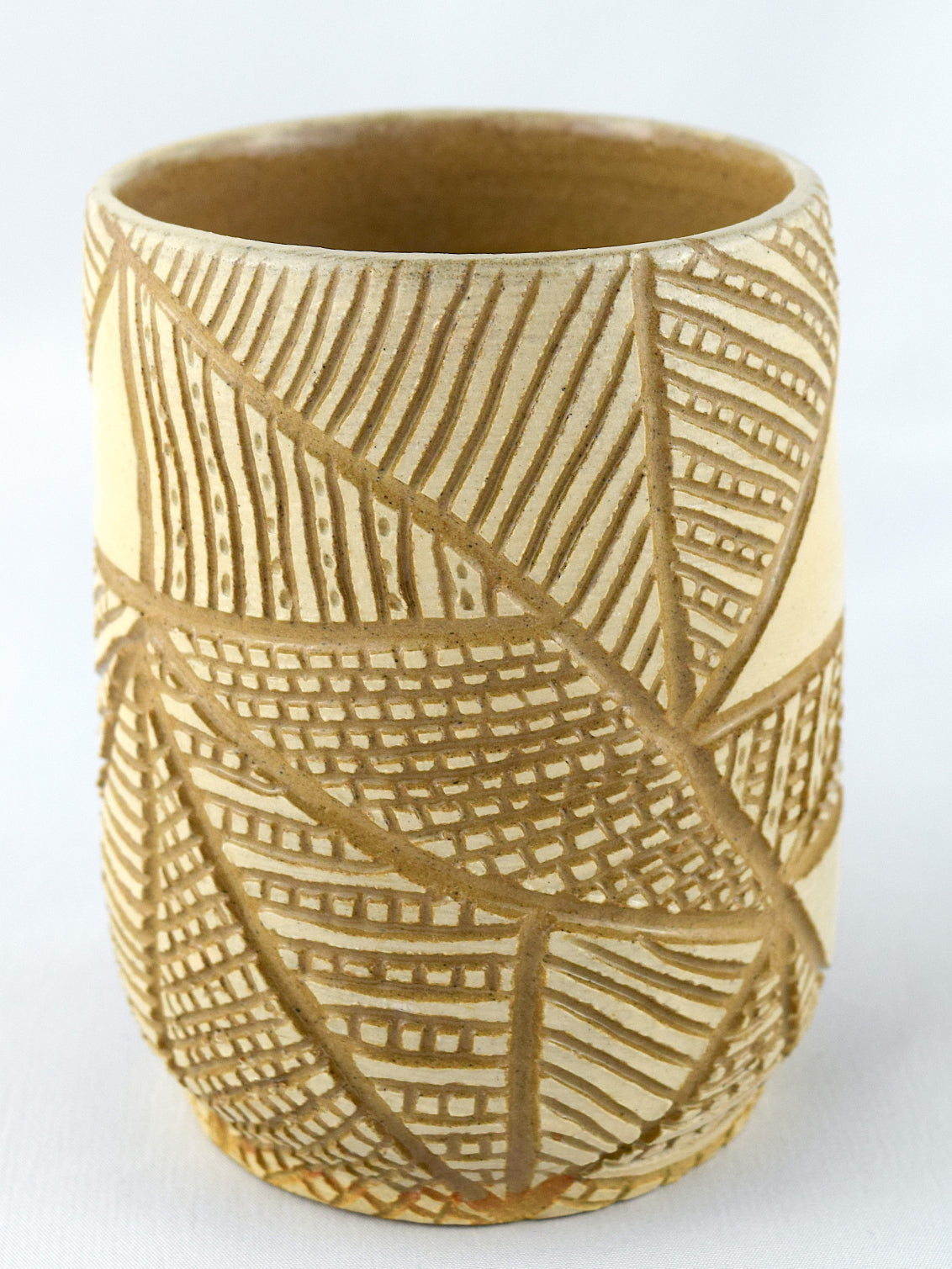 POSY VASE - CREAM & STONE - GEO