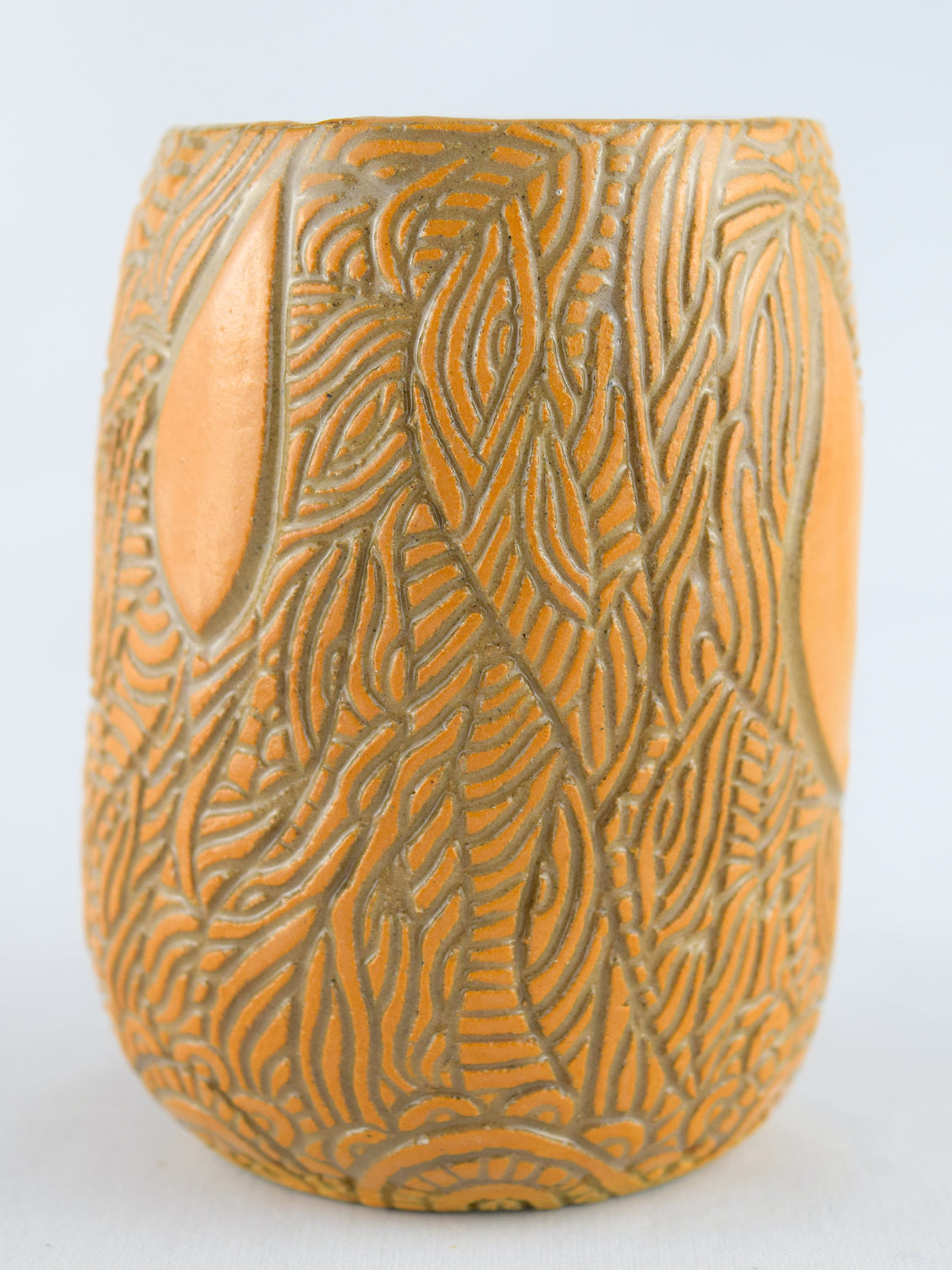 POSY VASE - FLOURISH - OCHRE