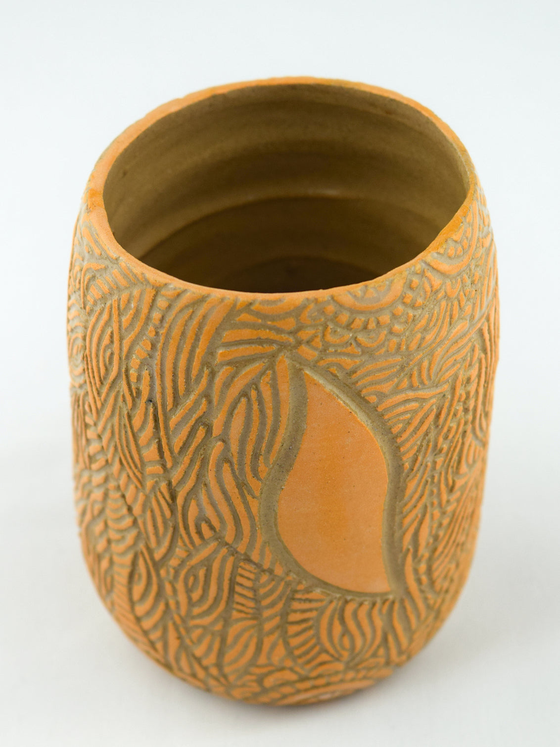 POSY VASE - FLOURISH - OCHRE
