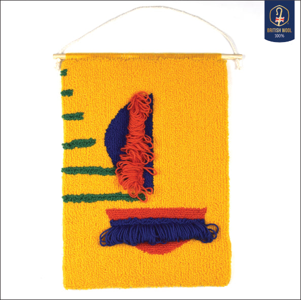 MEGANISSI SUNSET - Hand Punched Wall Art - British Wool