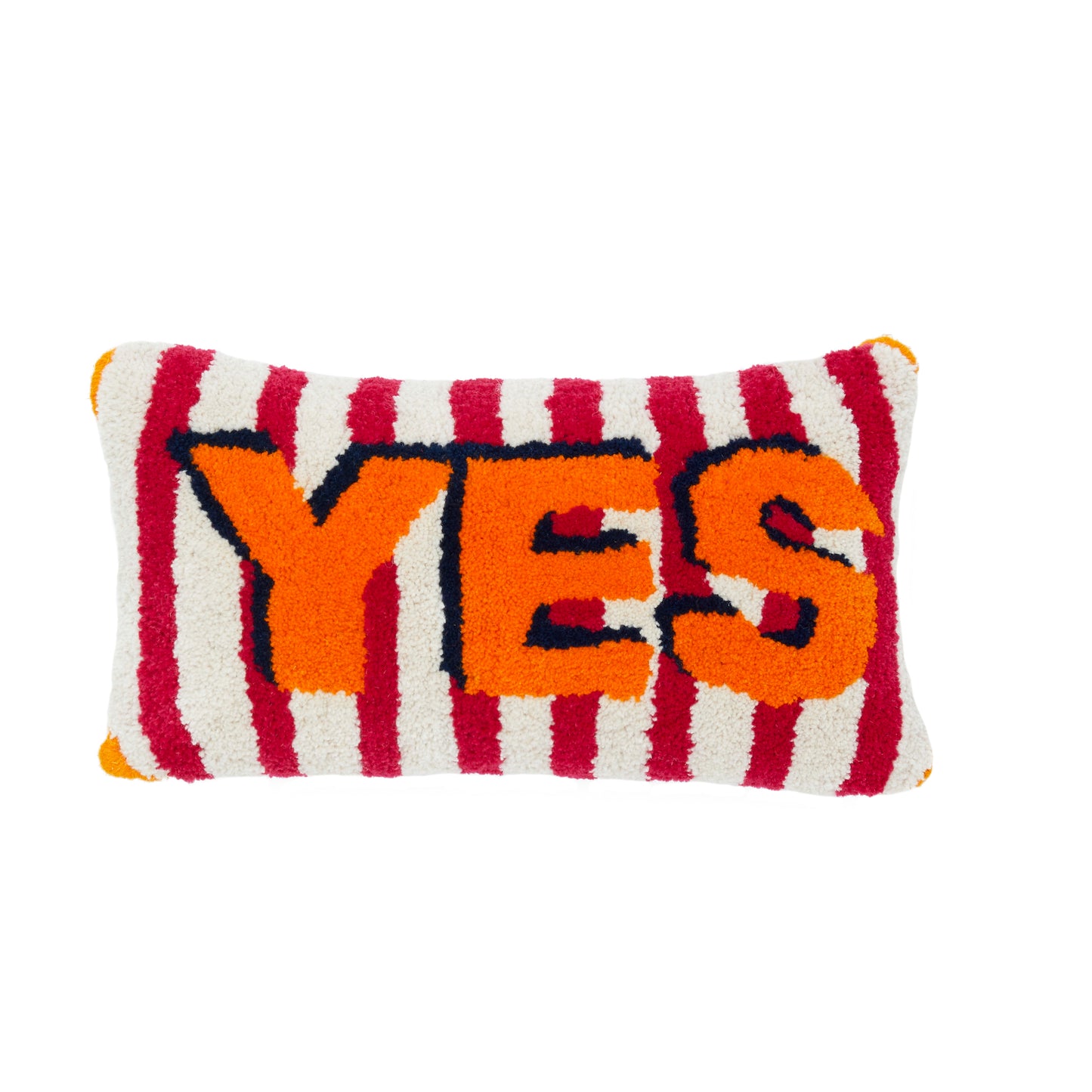 YES - PINK TUFTED CUSHION