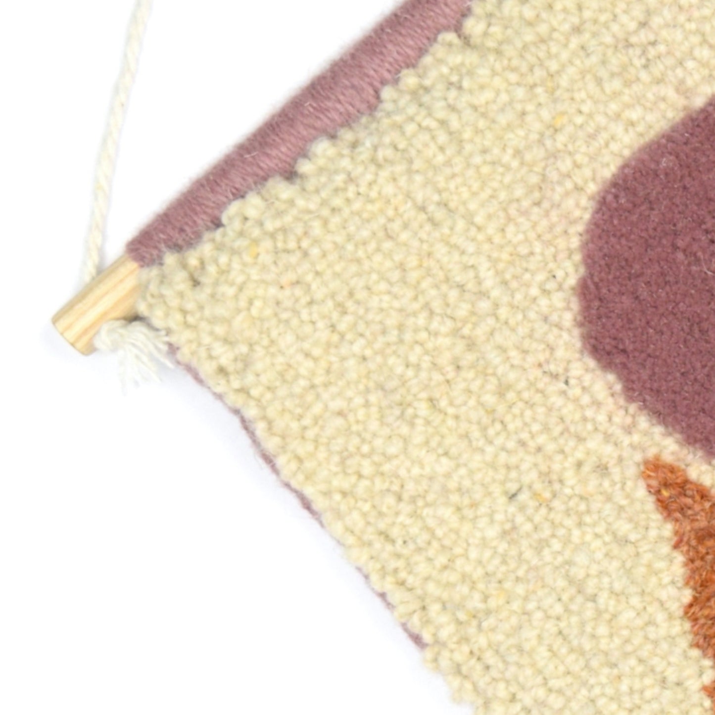 IN MY DREAMS - Lilac, Blue and Peach - Hand Tufted Wall Hanging