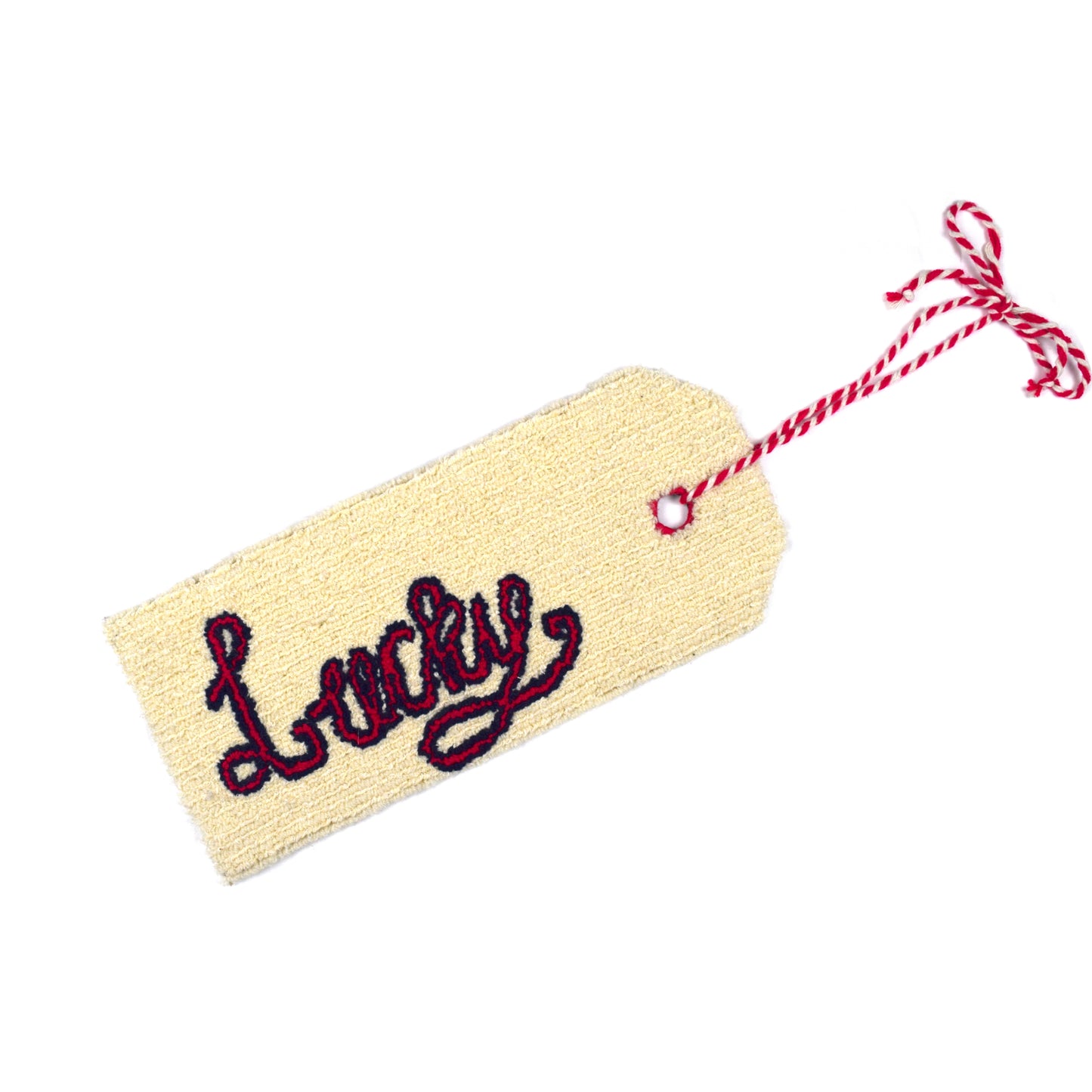 LUCKY - LABEL - Hand Punched Wall Art