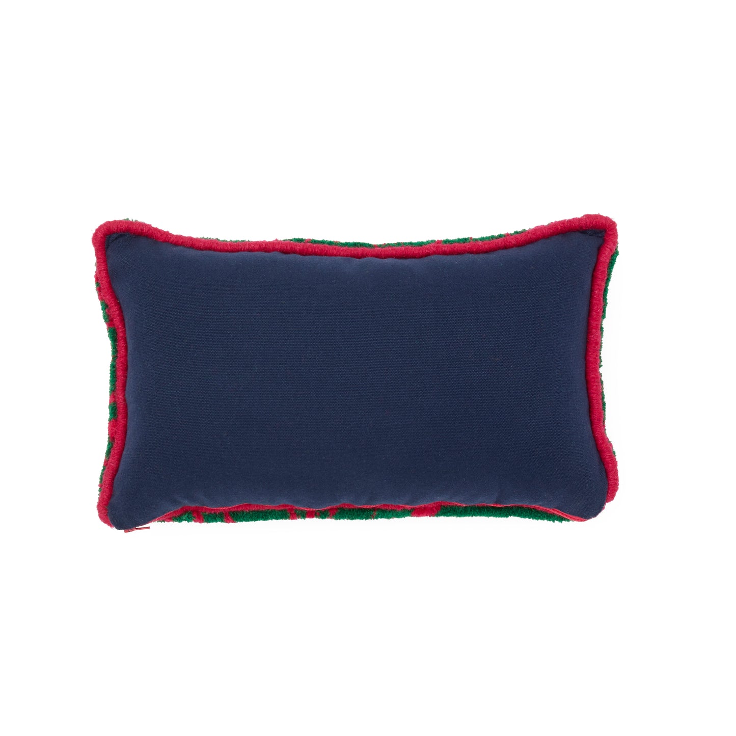 WINTER WATERMELON - GREEN AND MAGENTA TUFTED CUSHION